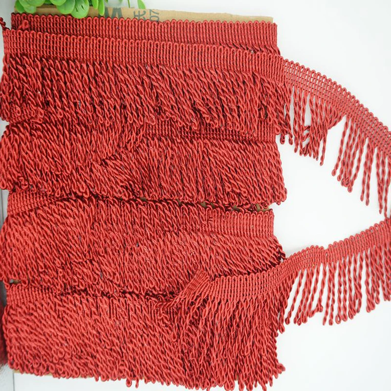 2Yards Curtain Braid Tassels Fringe Trim Lace Fabric Sewing Garment Sofa Bag Tassel For Home Decoration Diy Curtain Accessories