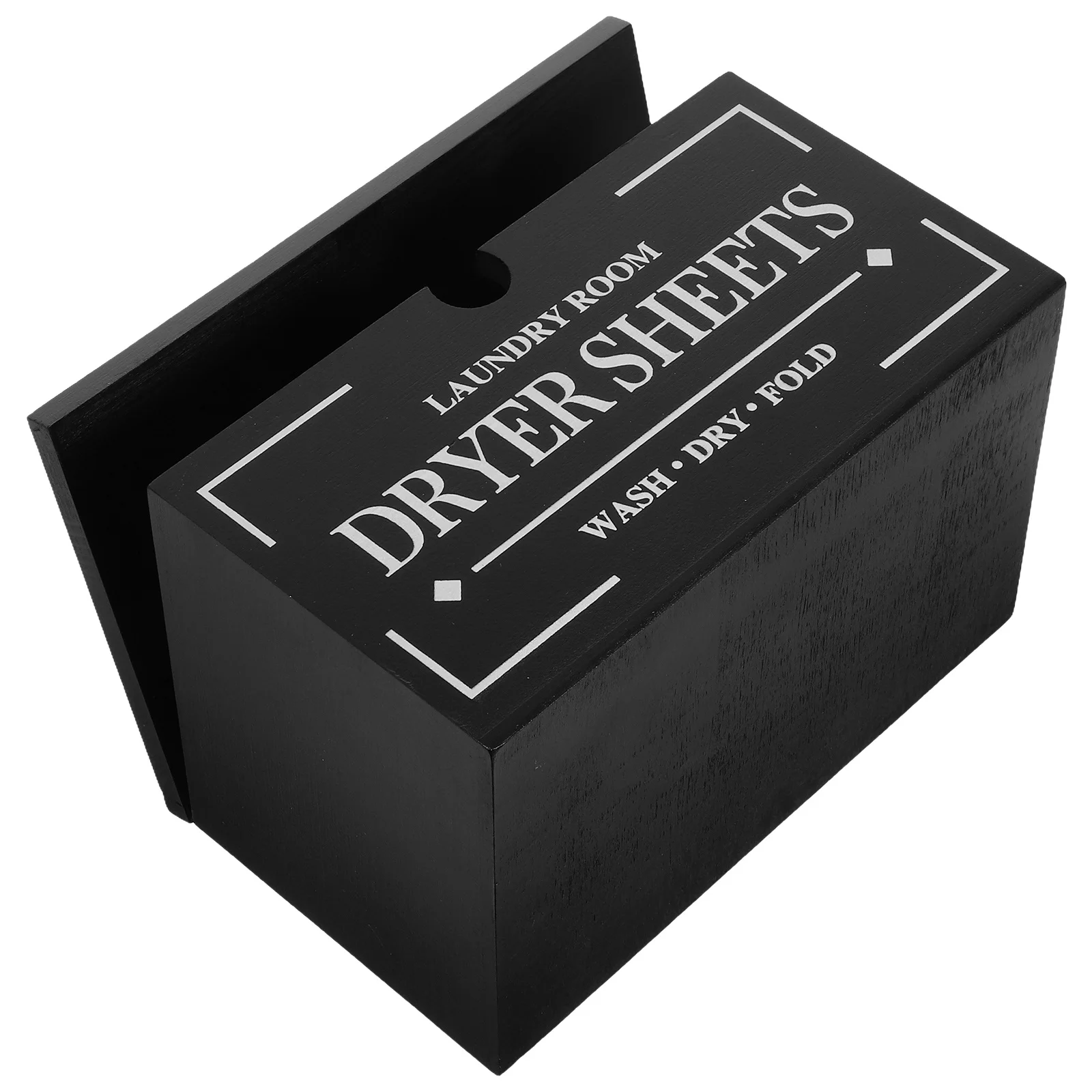 

1pcs Wooden Dryer Sheet Storage Box With Lid Dryer Sheets Organizer Laundry Room Storage Containers Fabric Sheet Holder Home