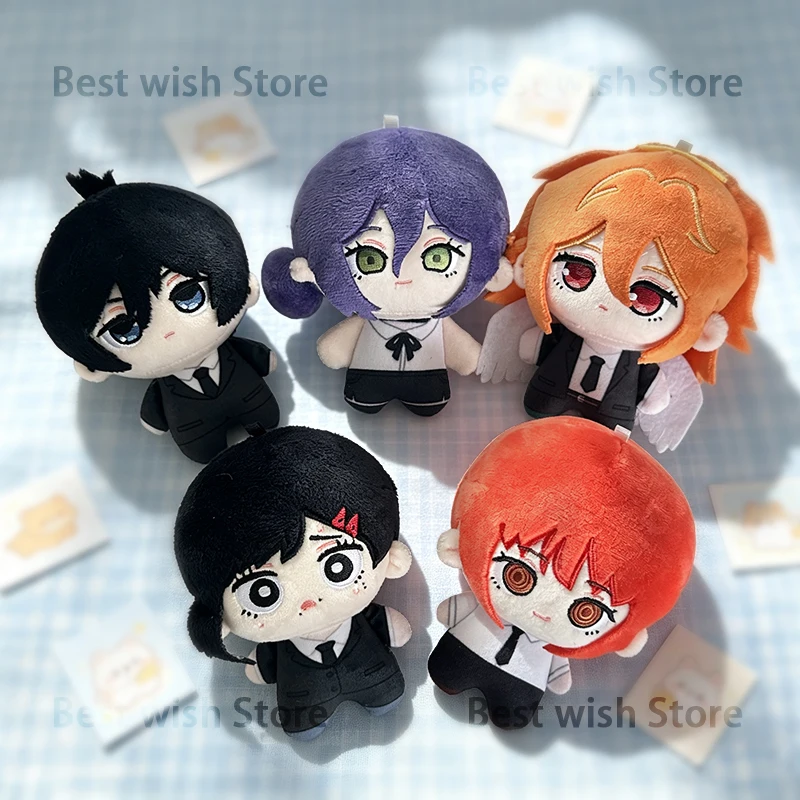 10cm Reze Plush Makima Power Anime Character Soft Stuffed Doll Himeno Aki Hayakawa Kobeni Angel Devil Collectible Toy for Fans