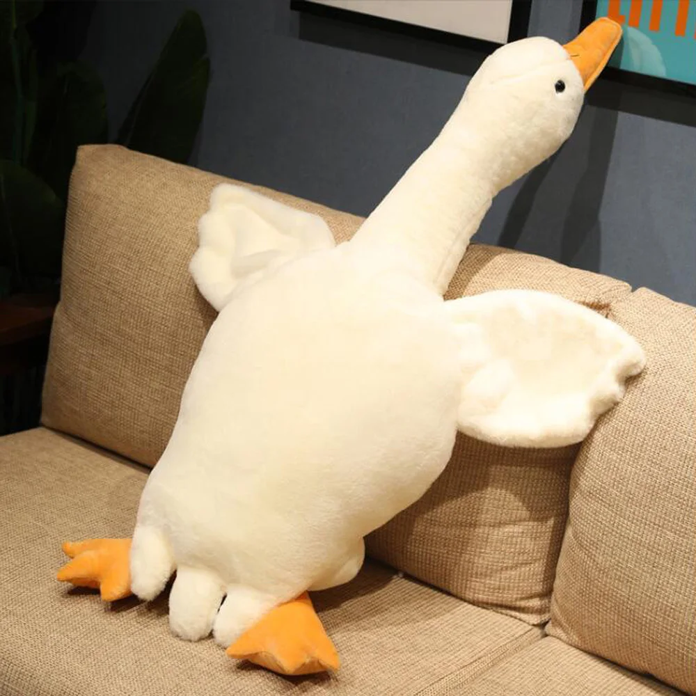 Lovely Big White Goose Pillow Stuffed Children Plush Toy