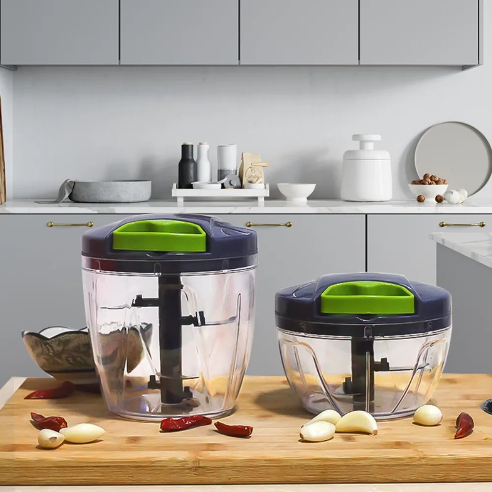 ครัวเรือนพลาสติกมินิกระเทียม Chopper Multi-Functional Washable เครื่องปั่นผักทนทาน Creative Manual ขิง Masher KITCHEN