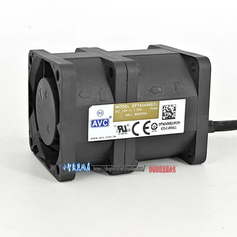 الأصلي DFTA0456B2U 12V 1.7A 4056 40*40*56 مللي متر جديد مروحة التبريد المبرد