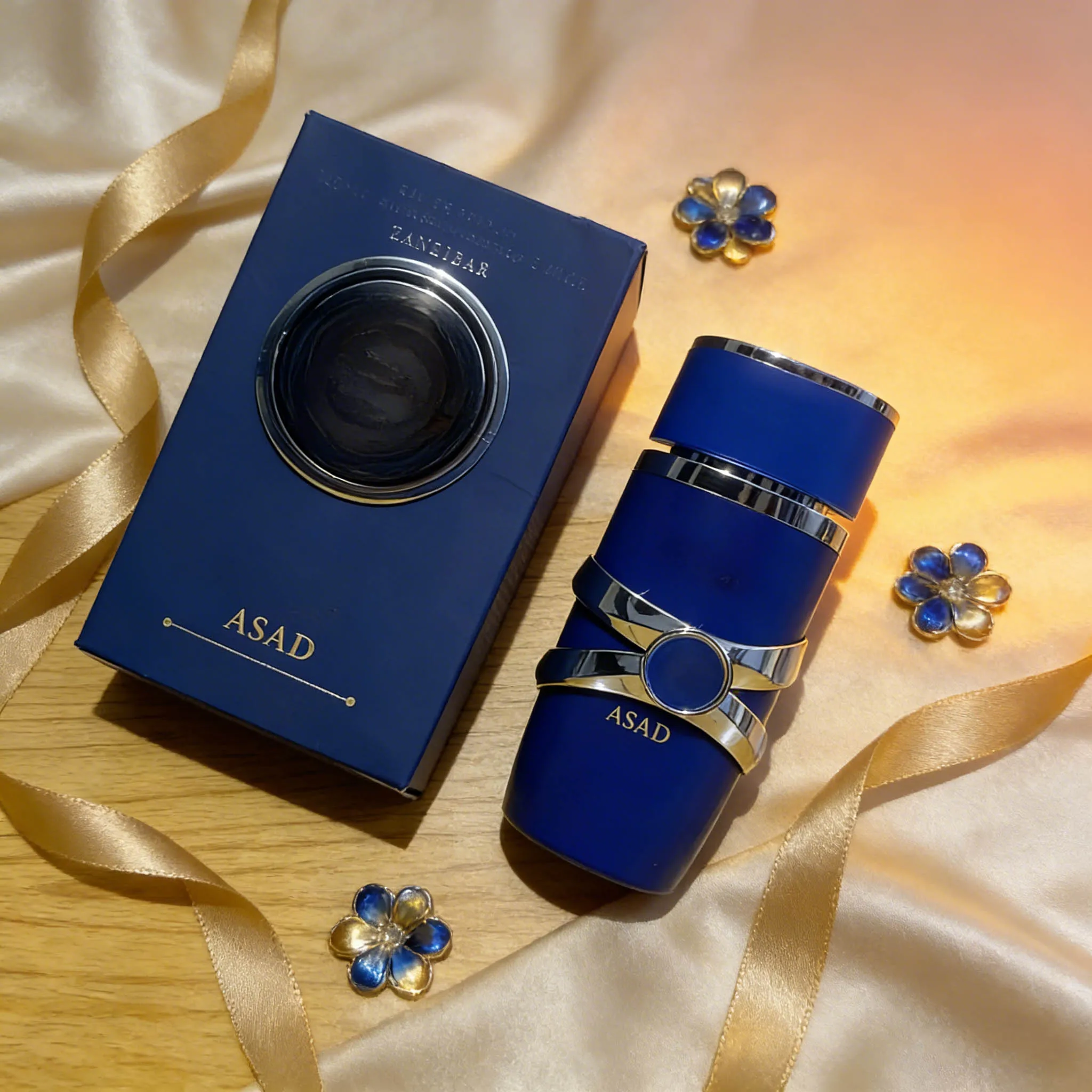 

ASAD Zanzibar Eau De Parfum, Men's Fragrance with Fresh Aquatic and Woody Notes, Ideal Gift for Him