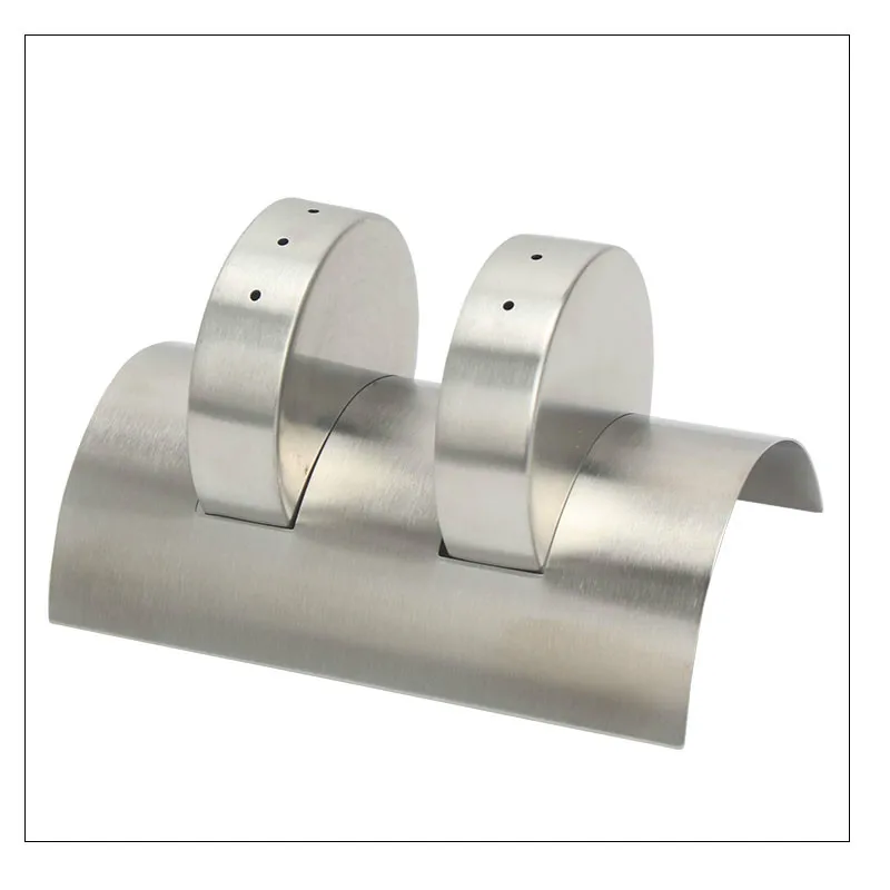 Stainless Steel Seasoning Bottle, Kitchen Herb Spice Tools, Pepper Cumin Powder, Barbecue Shakers Storage, Servers Base,