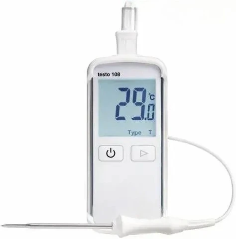 Testo 108-2 Waterproof Digital Food Thermometer 0563 1082 Temperature MEASURING INSTRUMENT WITH LOCKABLE PROBE Testo 108