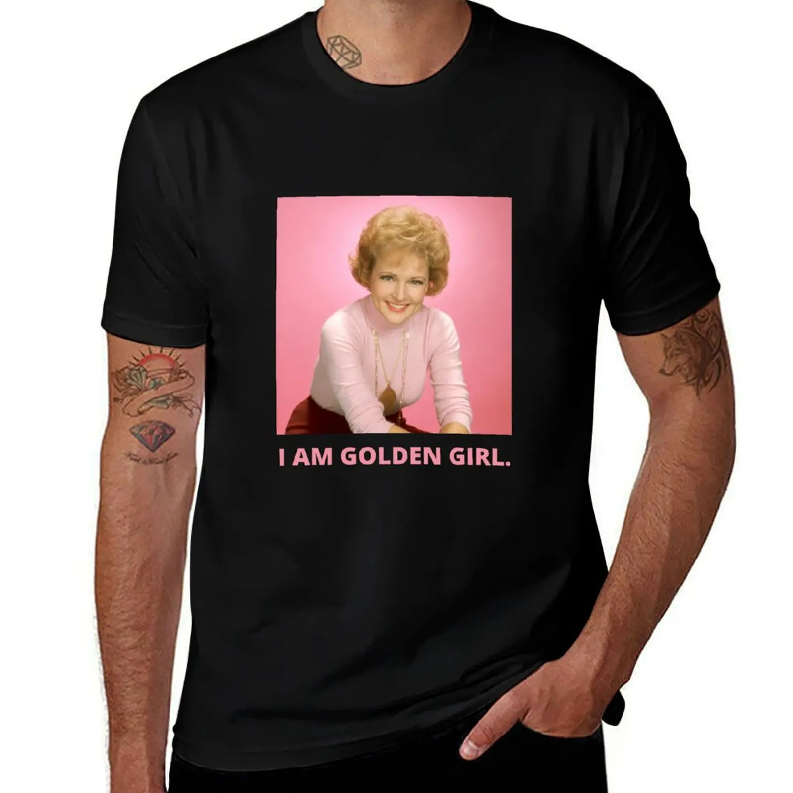 

I Am Golden Girl. T-Shirt heavyweights fashion shirts cotton man t-shirts luxury clothes men