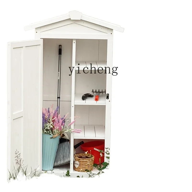 

Zf outdoor locker tool room waterproof sunscreen courtyard balcony storage cabinet sundries room outdoor cabinet