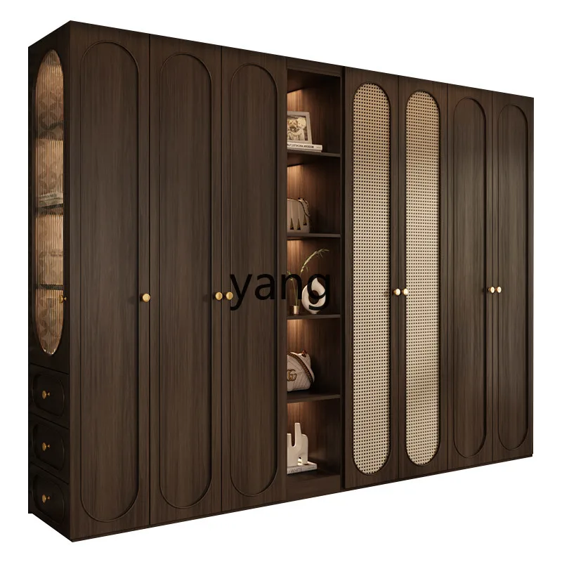 

CX One-Door to Ceiling Wardrobe for Home Bedroom Four Five Six Door Storage Vintage Wardrobe