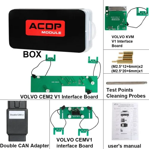 Mini ACDP module 12 adds keys for V-olvo key programming support & all keys lost from 2009-2018