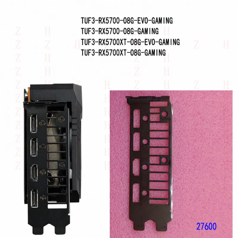 Z for 1PCS TUF 3-RX5700-O8G-EVO-GAMING FOR ASUS IO I/O SHIELD Back Plate BackPlate