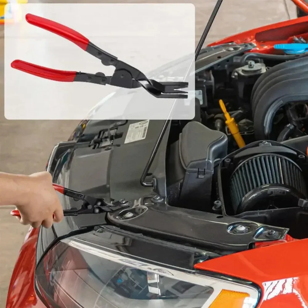 Car Door Panel Clip Removal Tool Kit Auto Trim Dash Audio Stereo Radio Pry Bar Fastener Extractor Repair Tool Set