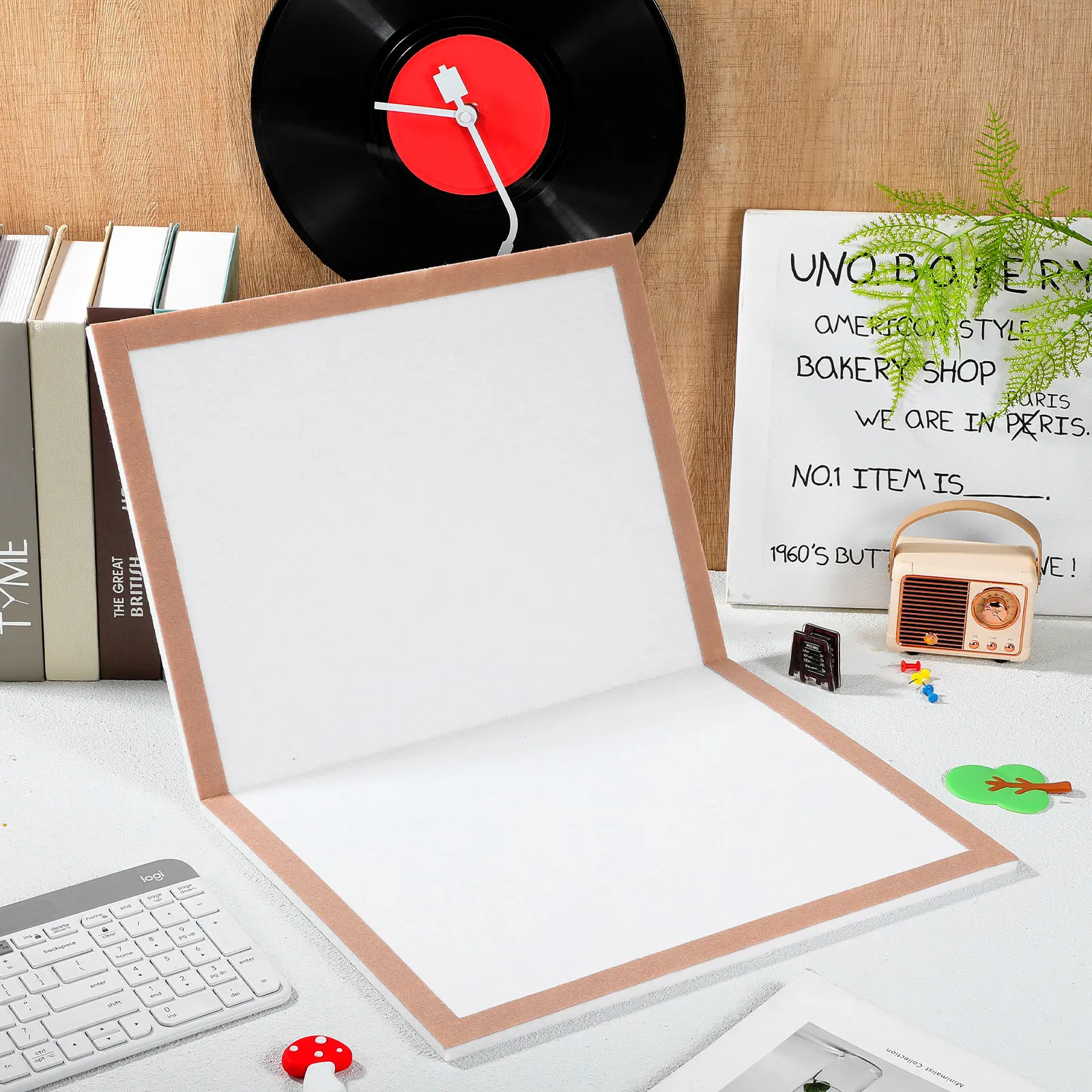 Planche à puzzle 60x40cm, tapis pliable antidérapant pour puzzles et travaux manuels avec cadre de maintien, solution de rangement portable pour puzzle