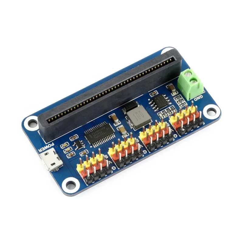 16-kanaals Pwm Micro Servo Driver Module Uitbreidingskaart Voor Microbit Micro: Bit V2 Micro Bit V2.2 Accessoires