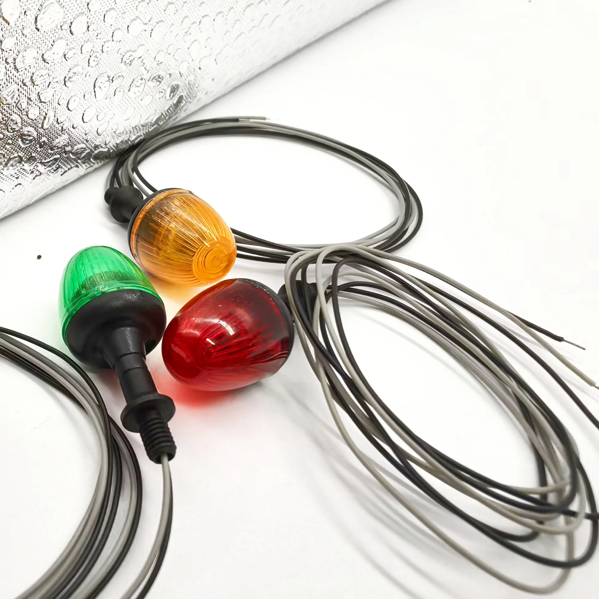 

Светодиодные вращающиеся на 360° сигнальные фонари RC 1/14 для инженерной техники, для самосвалов Tamiya, экскаваторов, грузовиков SCANIA, аксессуары для самостоятельной сборки