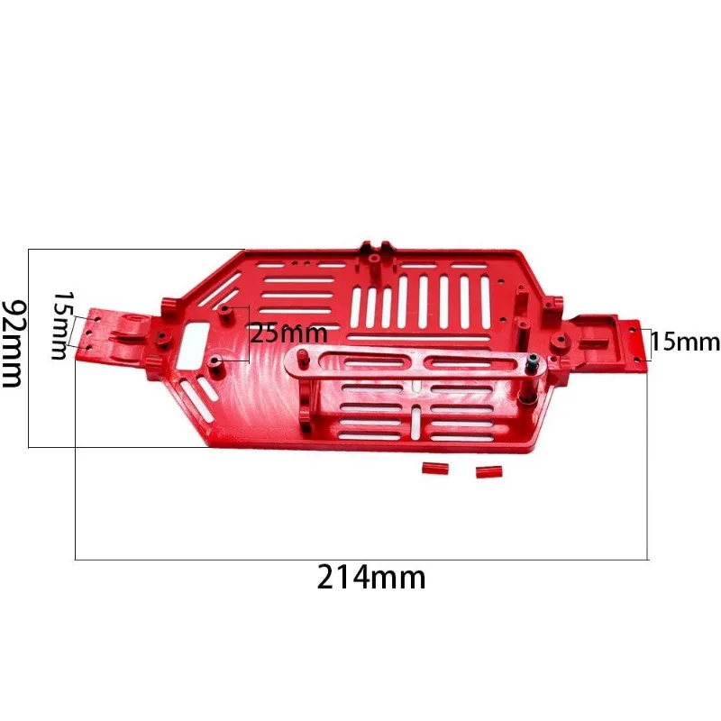 Metal Body Chassis for 1/16 Remote Control Car SG1603 SG1604 UD1601 UD1602 DIY Upgrade and Modify Accessories