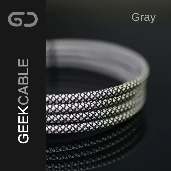 GeekCable customized computer keyboard data cable Type-C braided wire Mini-USB interface straight 150cm