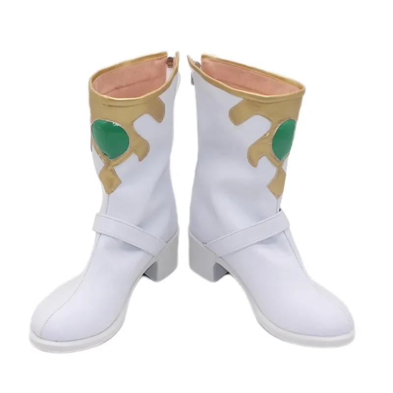Anime hououji fu cosplay sapatos femininos festa cavaleiro mágico rayearth cosplay botas de couro macio do plutônio para festa de halloween casual