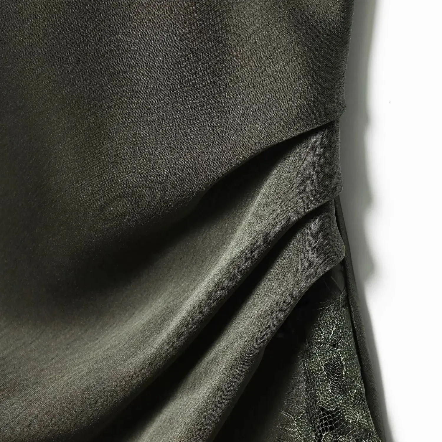 DiYiG WOMAN 2025 winter new fashion lace stitching suspender dress chic backless slim asymmetric mini skirt Vestidos Mujer