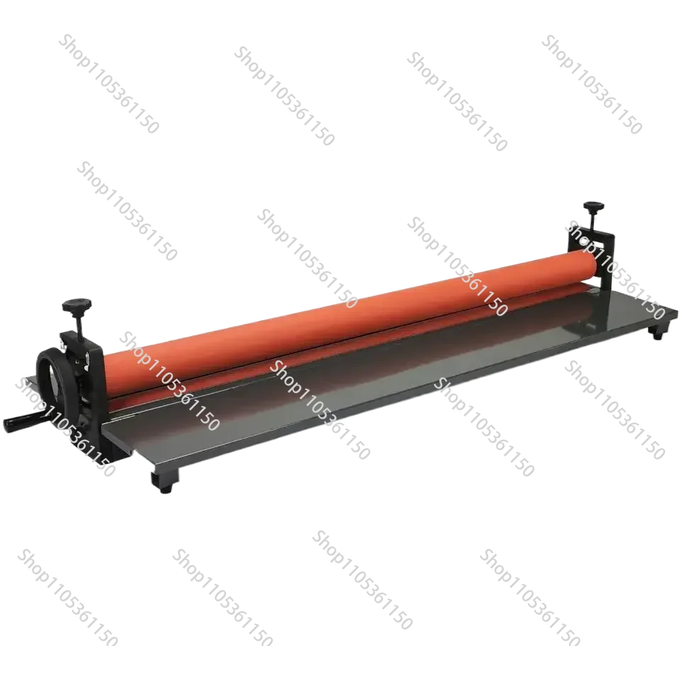 130x38x22 cm Cold Laminator Machine Manual Vinyl Photo Film Cold Laminator Hand Crank Pressure Cold Roll Laminator
