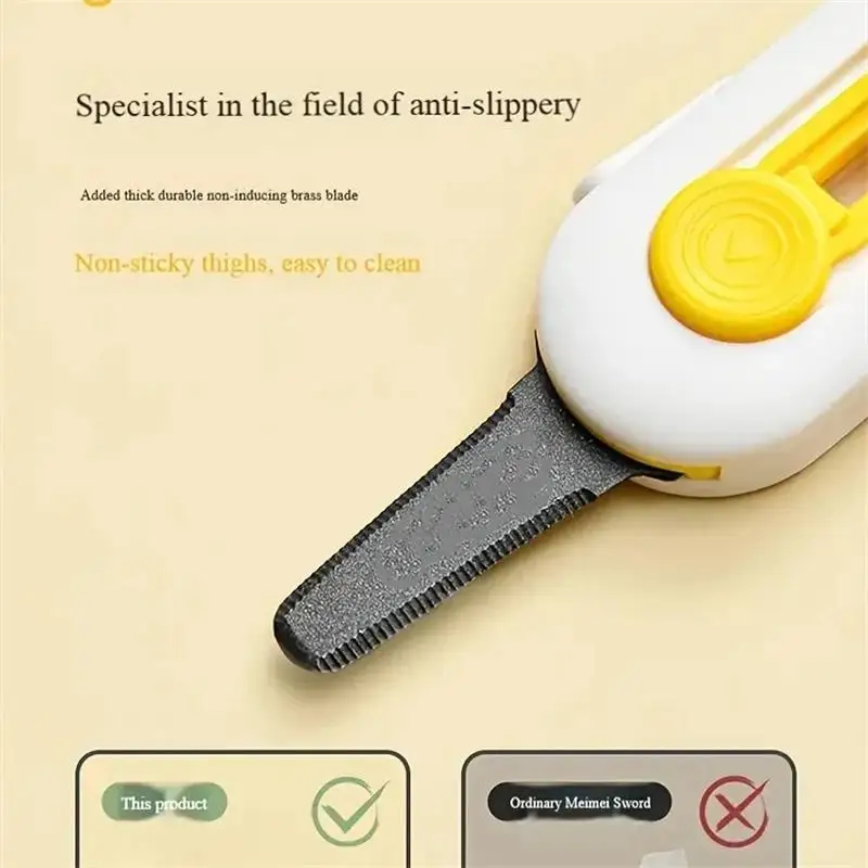 Magnetic Mini Utility Knife Automatic Rebound Anti-cut Plastic Box Cutter for Express Unboxing and Letter Opening