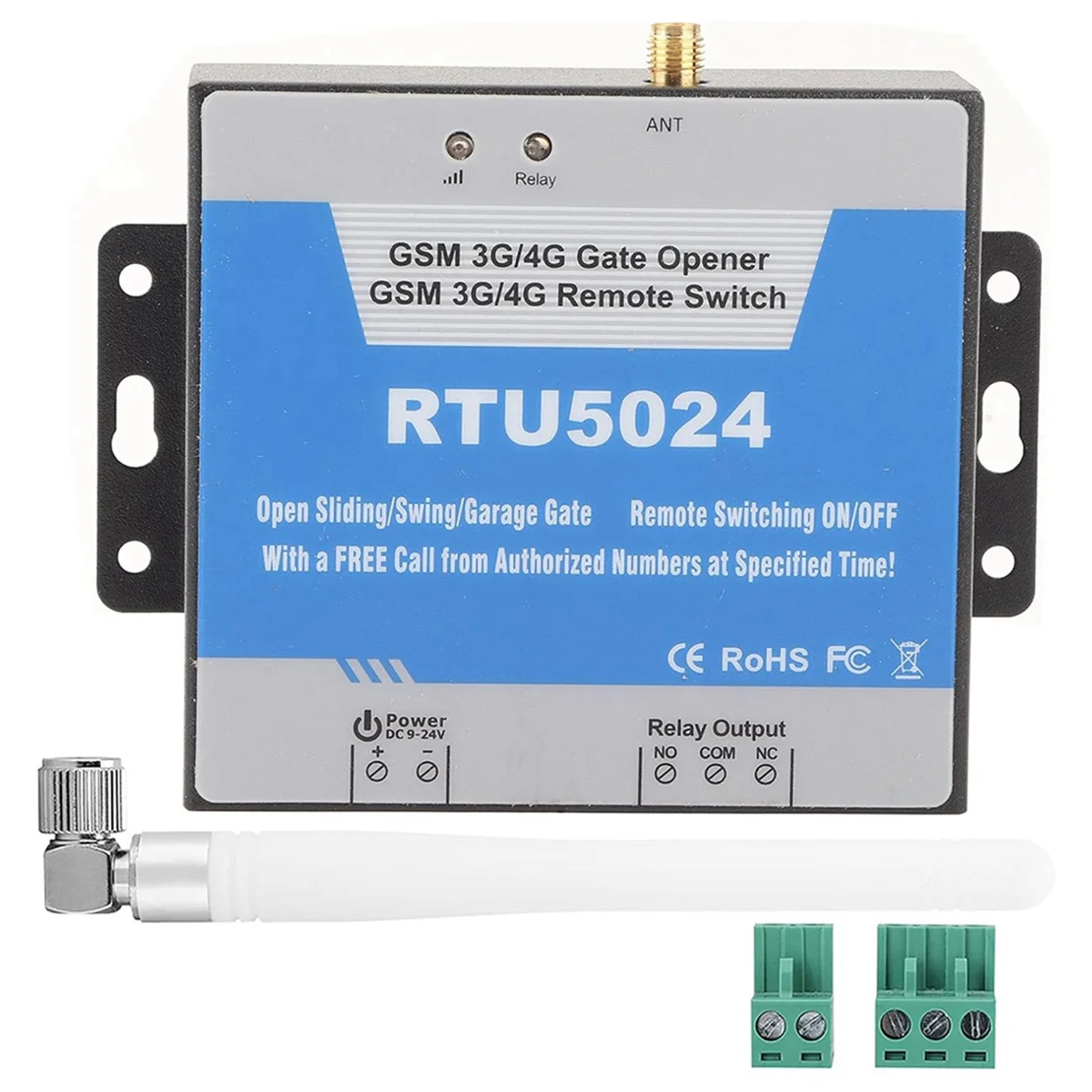 RTU5024 GSM Gate Opener 4G GSM Gate Opener RTU5024 Mobile Phone Access Controller Remote 4G GSM Gate Control Switch