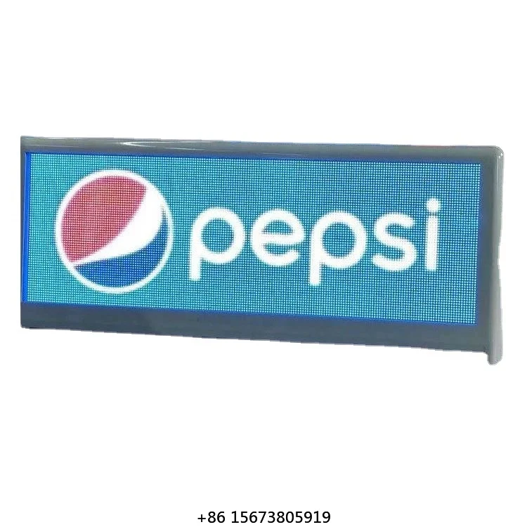 Maxcolor Led Digital Signs Advertising Screens for Cars Double Sided Outdoor Scrolling Taxi Top Led Car Display