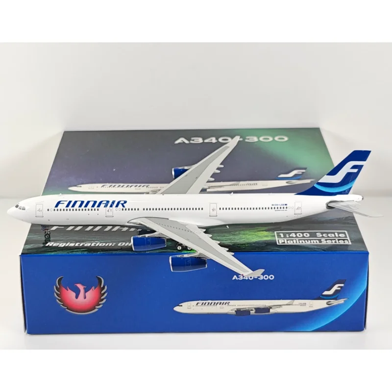 

Phoenix 1/400 Scale Finnair A340-300 OH-LQB Die-cast Alloy Aircraft Model Collectible Decorative Item