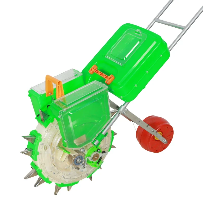 New hand-pushed corn, peanut, rhubarb bean seeder, artifact, fine seeding, multi-functional on-demand planting machine