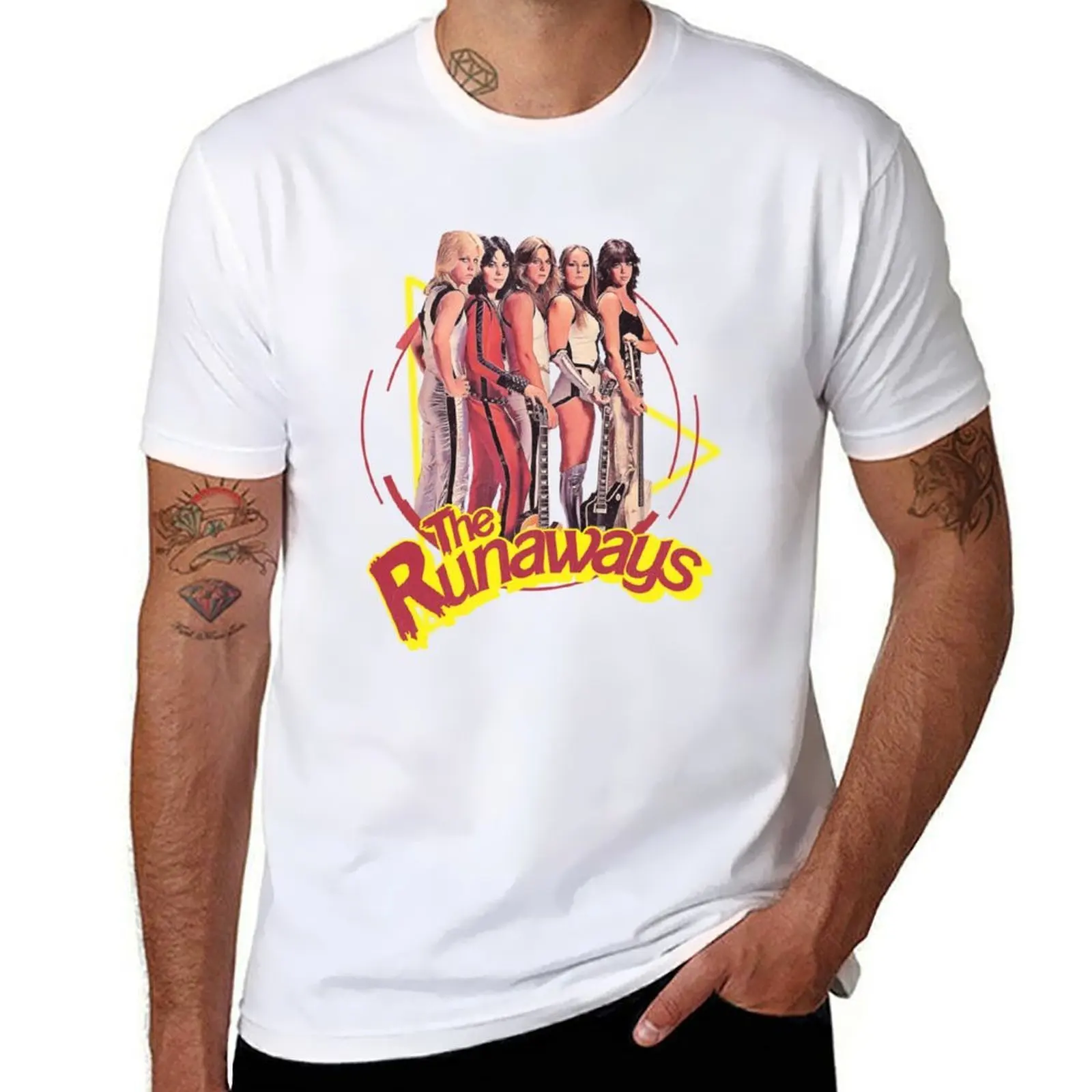 

The Runaways 1 T-Shirt man t shirts for men casual cotton tshirt 100% T-Shirt