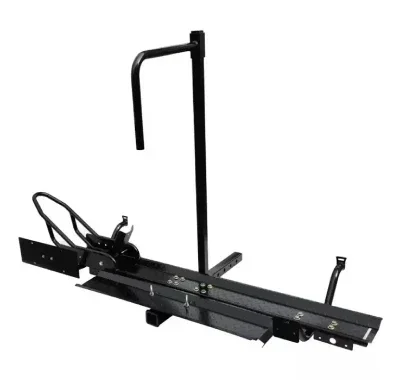 Universal  Motorcycle Scooter Carrier Hauler Bike Steel Hitch Mount Rack Ramp