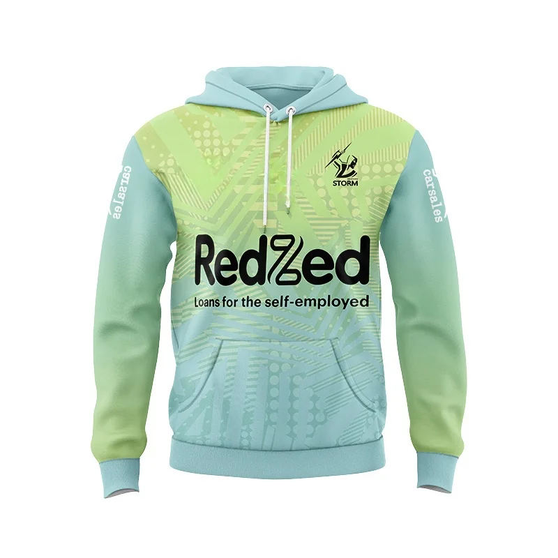 HOODIE  Men's Storm | Melbourne Storm 2024 Green Training Shirt(Custom name and number )