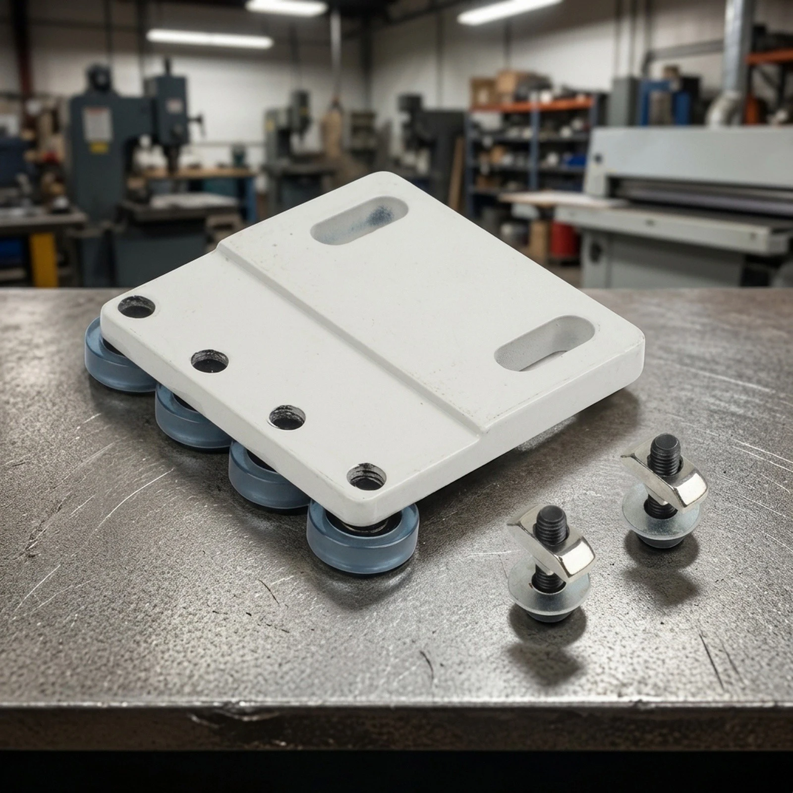 Edge Banding Machine Feeding Wheel for Narrow Boards with Optimized Slot Layout to Maximize Worktable Space Efficiency