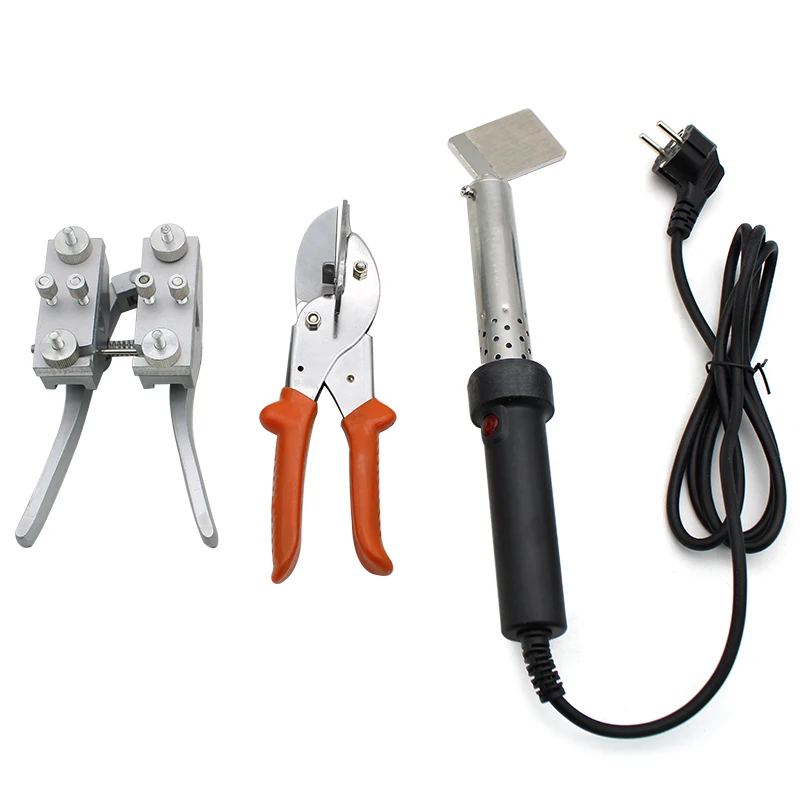 150W PU Round Belt Welding Machine Set Polyurethane Belt Welder Set 150-350 ℃ Adjustable Temperature Electric Soldering Iron