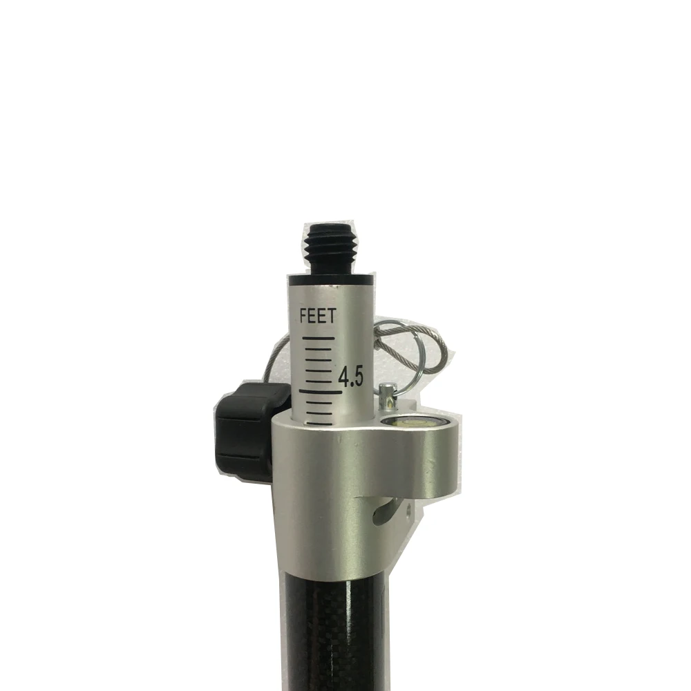 GPSHot Sale 2.5m Telescopic Carbon Fiber/Aluminum Extension Pole For /GNSS Rover Surveying Prisms Pole Instrument Accessories