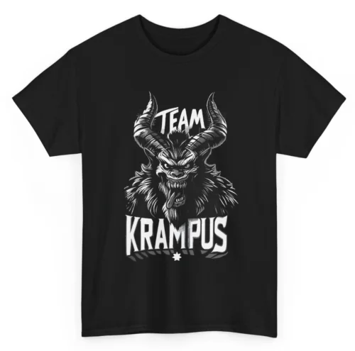 T-Shirt Krampus Anti Weihnachten fällt aus Team Krampus Lustig Required