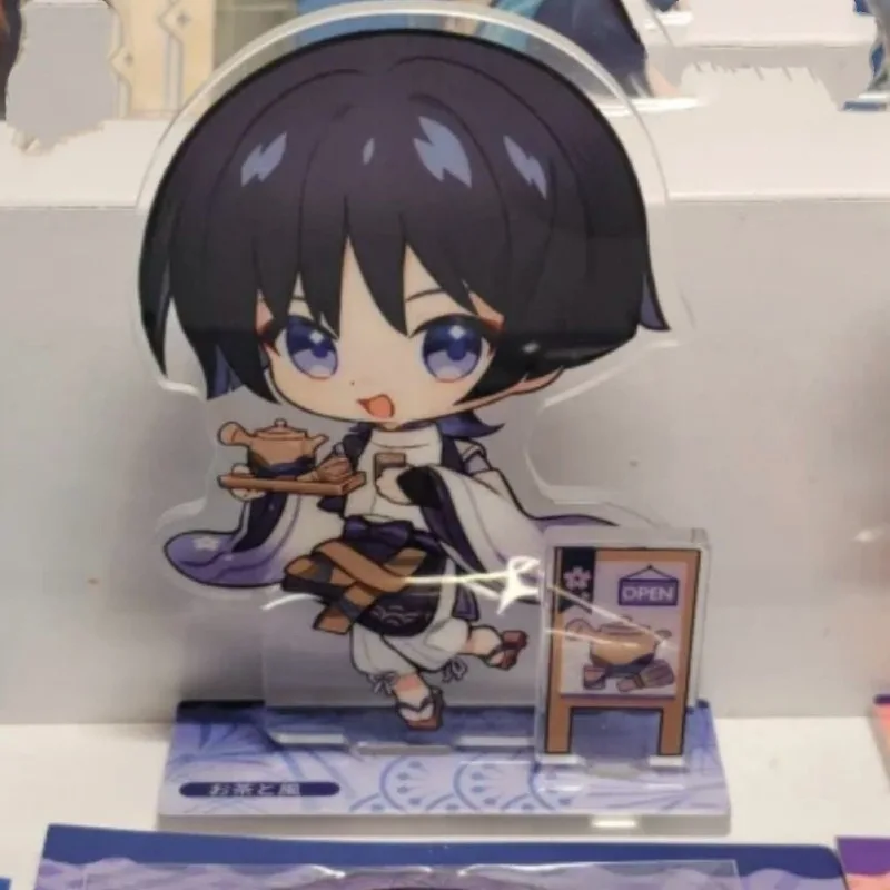 Genshin Impact Acrylic Stand Keychain Wanderer Scaramouche Gorgeou Display Decor Gift Filler Figure Cabinet Matching Decoration