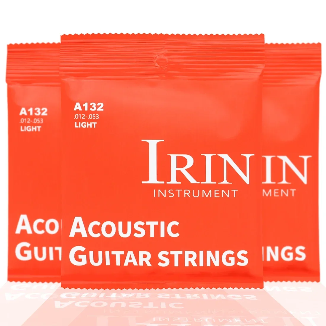 IRIN A132 Guitar Strings Acoustic/Classical Strings High Carbon Alloy Core Red Copper Winding Guitar Parts & Accessories