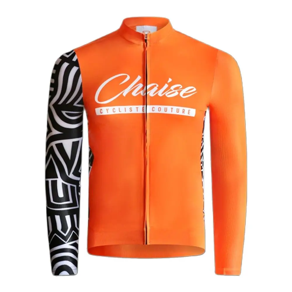 

Chaise Cycliste Couture Winter Men's Cycling Long Sleeve Thermal Fleece Jerseys Jaqueta Masculina Chaqueta Ciclismo Maillot Tops