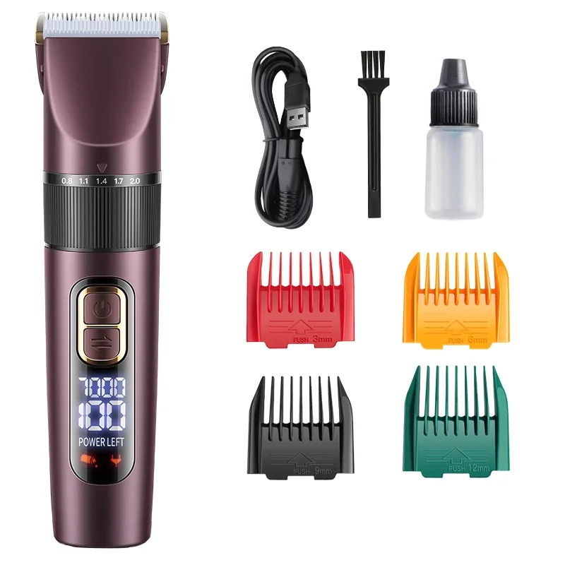 

high quality portable waterproof safe Animal pet dog cat supplies grooming cleaning kit electric hair trimmer clippers shaver