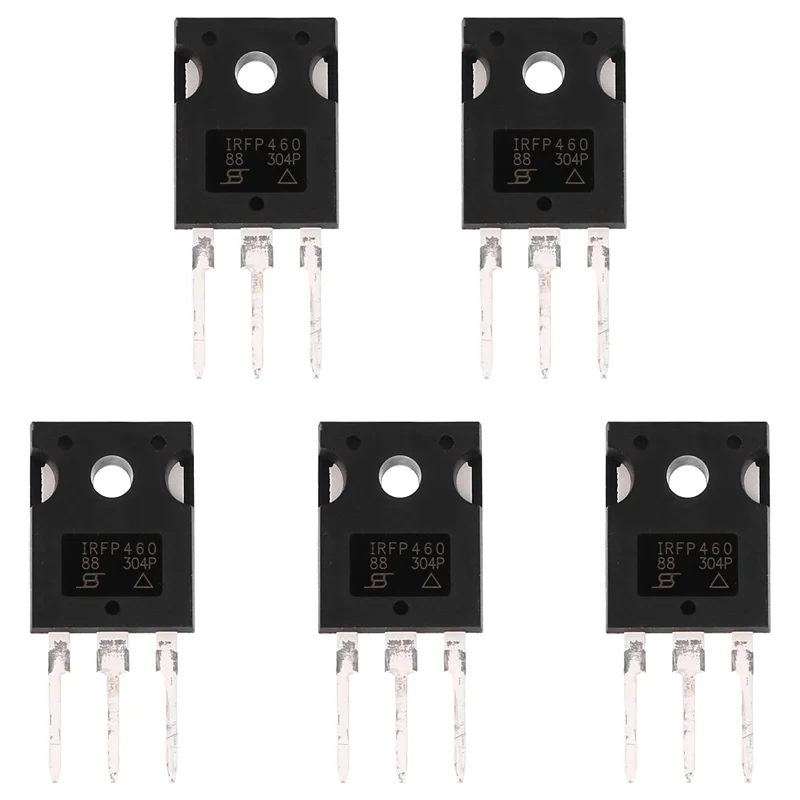 

2025 New-5Pcs 5X IRFP460 20A 500V Power MOSFET N-Channel Transistor