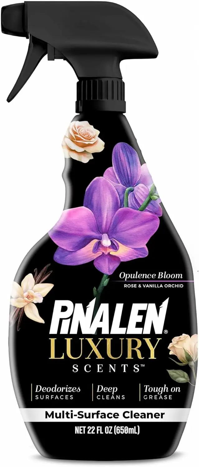 

Luxury Scent Multi-Purpose Cleaning Spray - Opuence Bloom - 22 fl oz Multi-Purpose Cleaner for Kitchens, Bathrooms and Surfaces