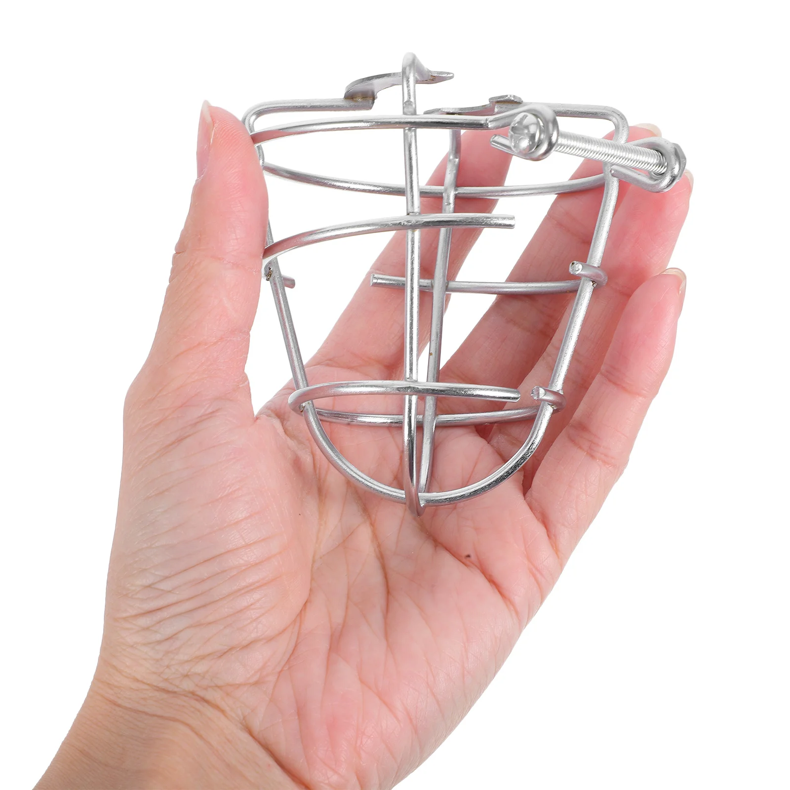 4 pezzi di protezione per filo metallico per irrigatore antincendio, copertura di sicurezza durevole in argento per pendente a parete con montaggio a incasso