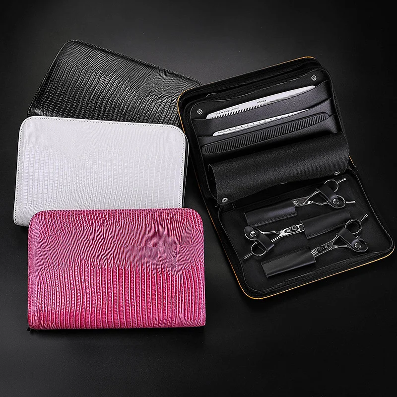 

PU Leather Hairdressing Hair Scissors Bag Holster Pouch Holder Hair Shear Scissor Storage Tool Professional Salon Barber Bag