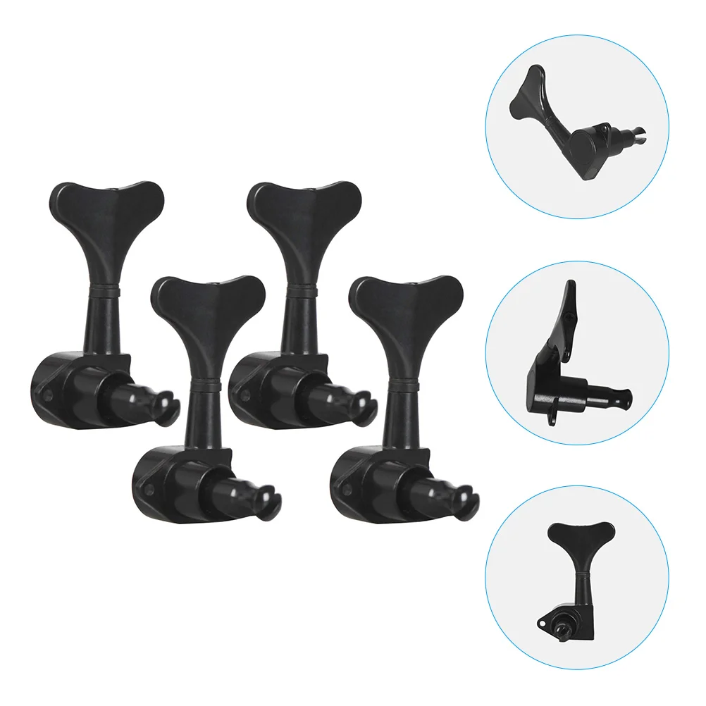 

Electric Bass Tuning Pegs Closed Machine Heads Metal String Tuners Replacement For Electric Guitar Ukulele Enclosed Locking