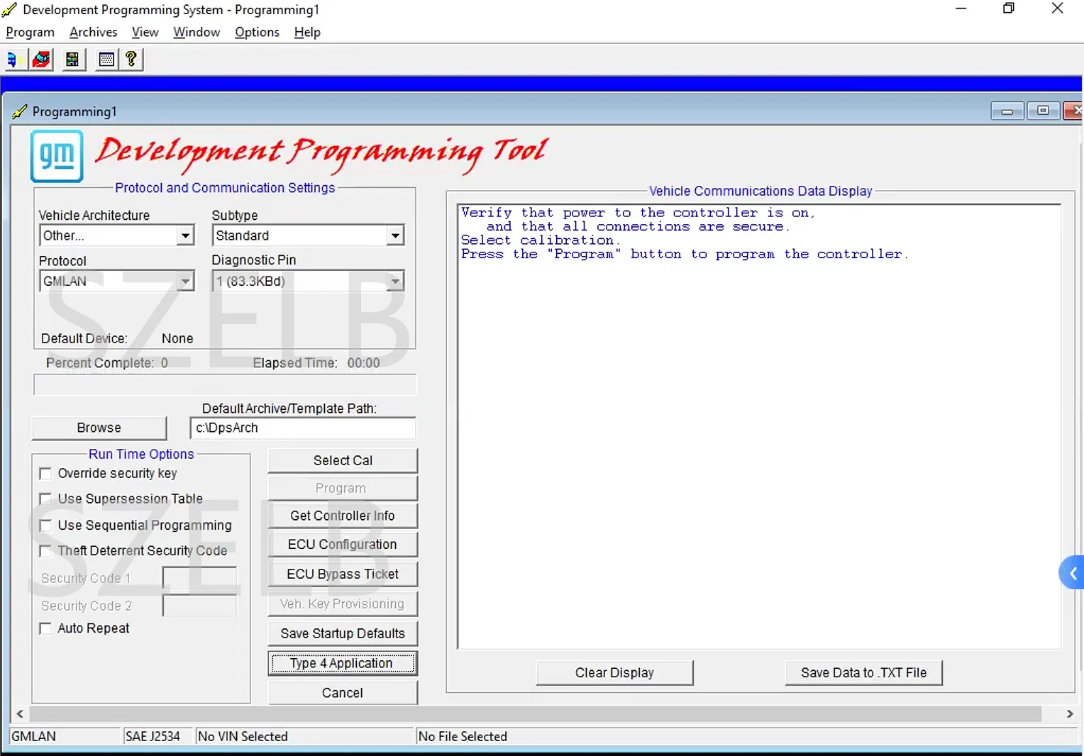 Development Programming System (DPS) 4.56 Configurating Flashing ECU Modules in GM Vehicles Change VIN Number