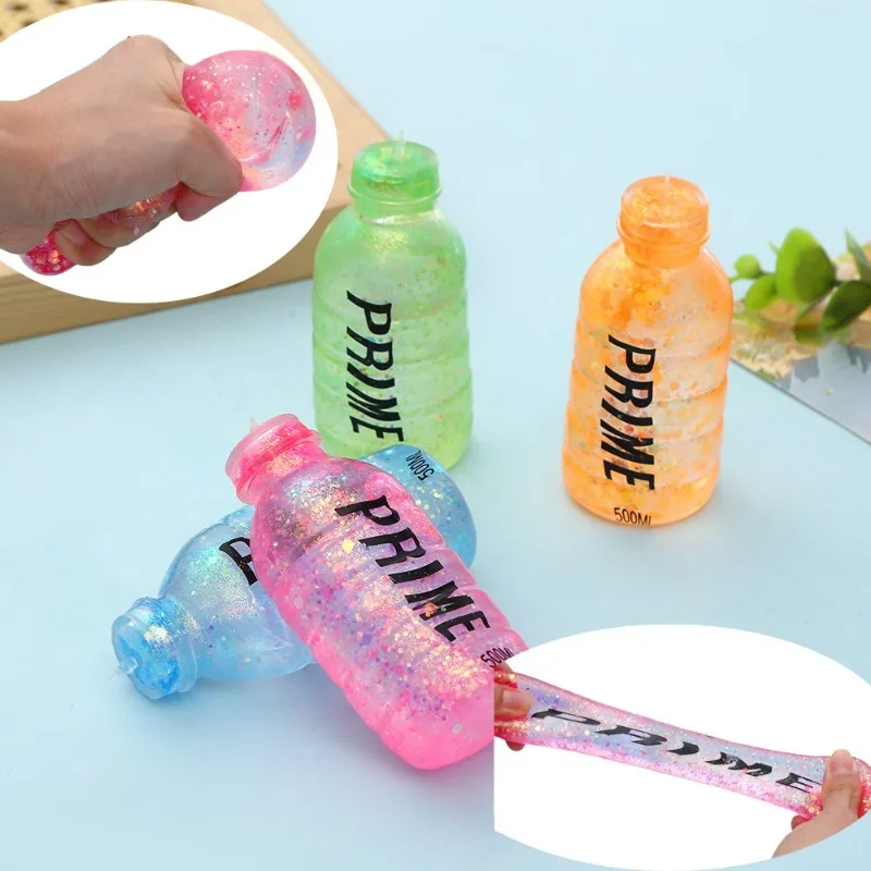 Tabas Squishy Getränkeflasche Quetschspielzeug Weiches Aurora Maltose Fidget Squishies Lustiges Stressabbau-Klebespielzeug Angstlinderung Geschenk