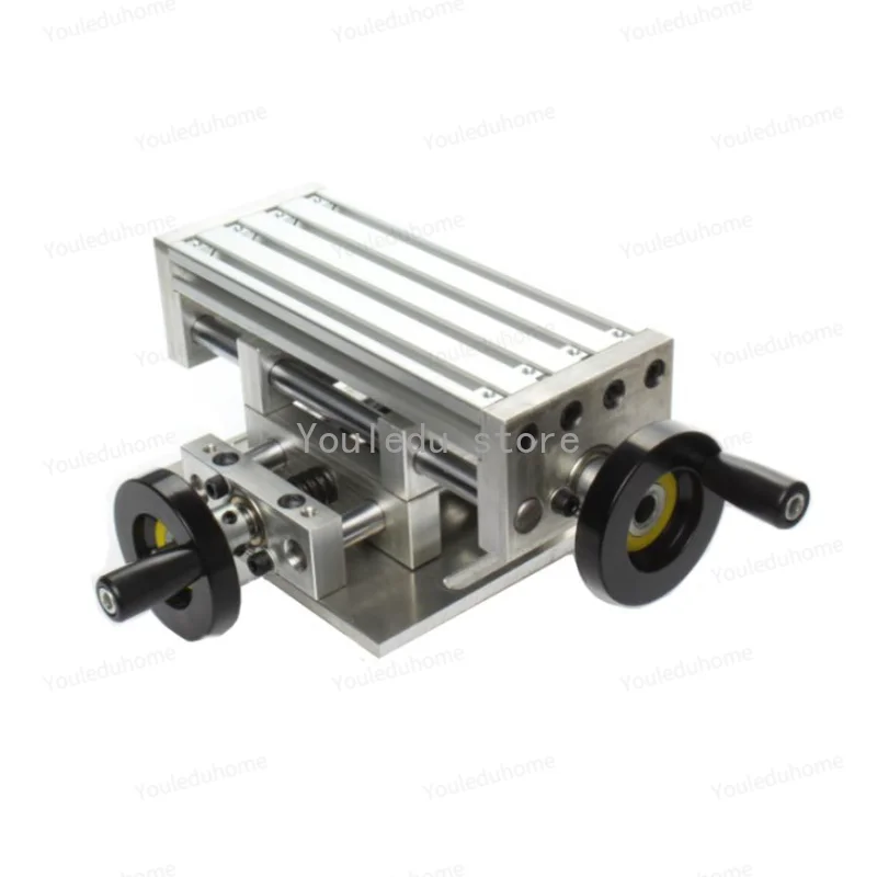 

Mini High-Precision Multi-Function Workbench Bench Drill/Milling Machine Cross Sliding Table Dovetail Carriage Micro Vise 20X8CM