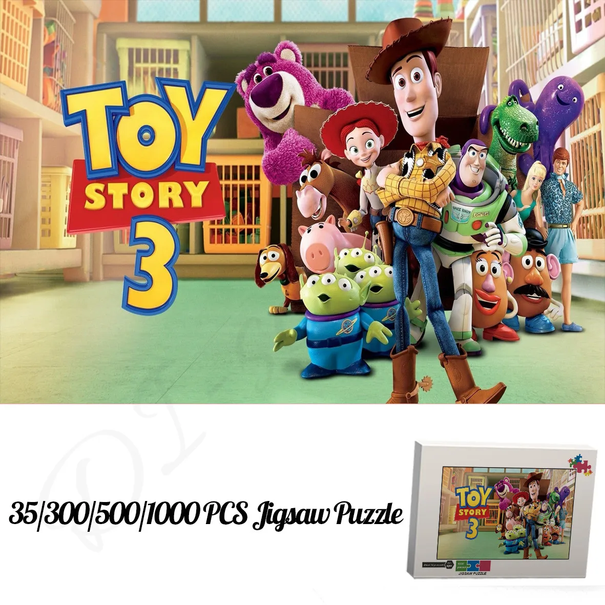 

35 300 500 1000 Puzzles for Kids and Adults Disney Classic Cartoon Animated Film Toy Story Full Characters Jigsaw Puzzles Gifts