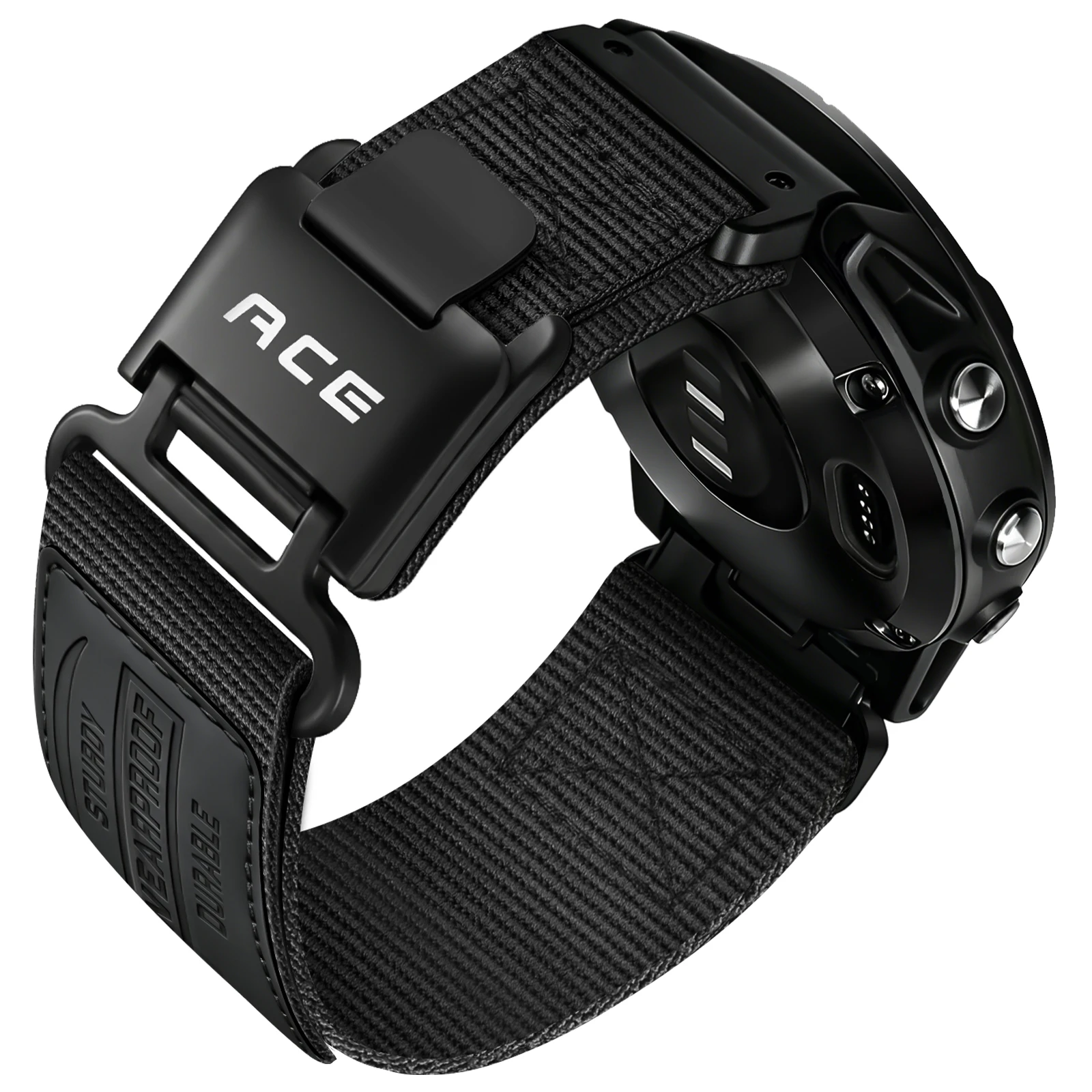 Kompatibel mit Garmin Uhrenarmband 22mm 26mm Schnellverschluss Nylonband für Fenix 8 7 7X 6 5 Epix Gen2 Enduro 3 Herren Sport Ersatzband – Detail 1