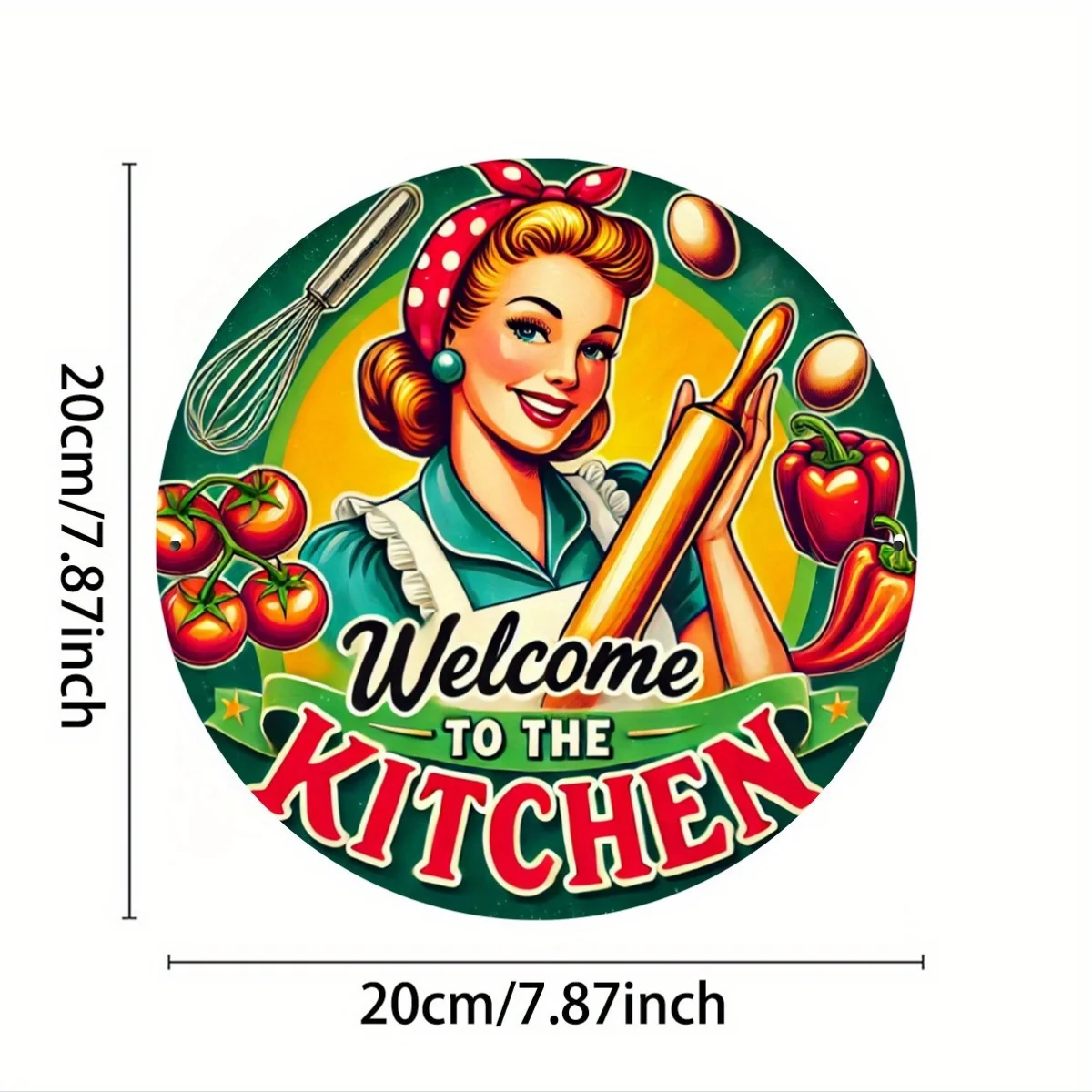 Open 1pc 2D Flat Metal Sign, 1pc Vintage 